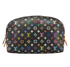 Louis Vuitton Takashi Murakami Cosmetic Pouch, &pound;450, Accessories, Black, Canvas, Front view